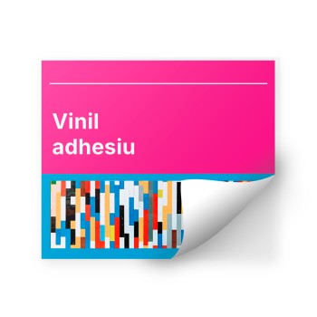 Vinil adhesiu imprès de llarga durada